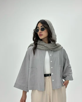 شومیز کتان پنبه