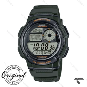 ساعت کاسیو مردانه AE-1000W-3AV اصل سبز Casio-11943-G
