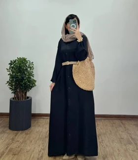 مانتو عبایی بلند بانو