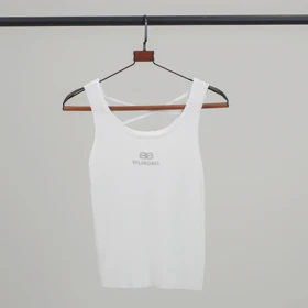 تاپ بالنسیاگا پشت ضبدری (سفید)