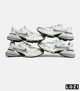 کفش کتانی مردانه و زنانه طوسی سبز کرم Nike cushlon