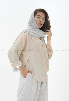 شومیز لینن بغل حلال