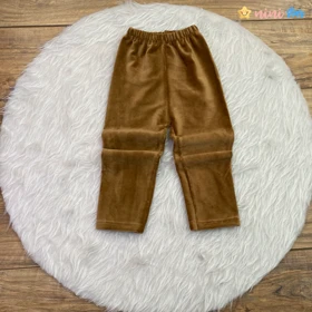 شلوار ساپورت مخمل کبریتی دخترانه