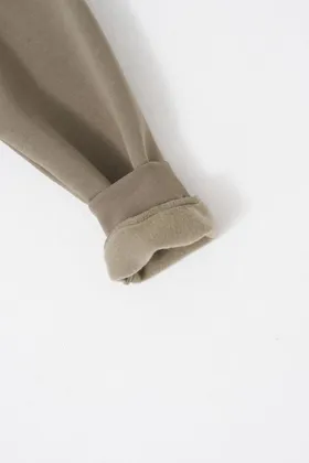 سویشرت خاکی مهره دوزی شده مردانه M3573