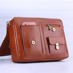 کیف رودوشی چرمسال مدل 727 سایز بزرگ