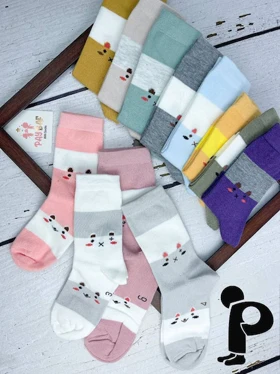 جوراب بچه گانه ساقدار گربه ملوس