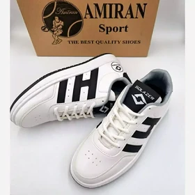 کتانی دور دوخت مردانه و پسرانه سفید مشکی کیفیت اصلی (قیمت تولید ارسال رایگان)