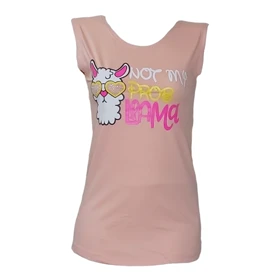 تاپ زنانه ویسکوز نگیندار طرح خرگوش