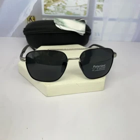 عینک آفتابی پورش دیزاین کد 1088 (فریم مشکی نقره ای)