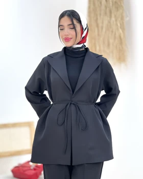 کت و شلوار بنددار طناز(23) کد:4998