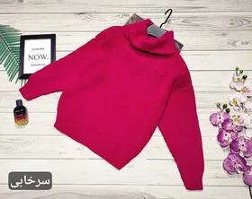 بلوز بافت زنانه یقه شل قد کوتاه