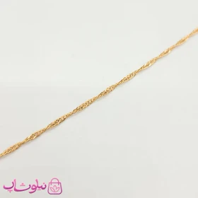 زنجیر زنانه سنگاپوری برند ژوپینگ ظریف 45 سانت کد 1091