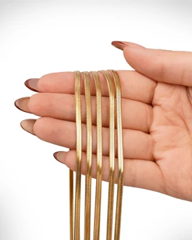 زنجیر هرینگبون 60 سانت استیل