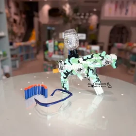 تفنگ تیر ابری و ژله ای شارژی کد st610b