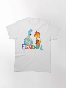 تیشرت elemental طرح Ember &amp; Wade Elemental کد 199415