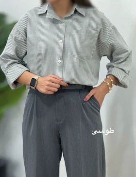 تونیک مانتویی راه راه ترند 1