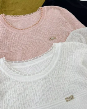 پلیور بافت طرح برجسته 6 رنگ مدل 2 کد 5299