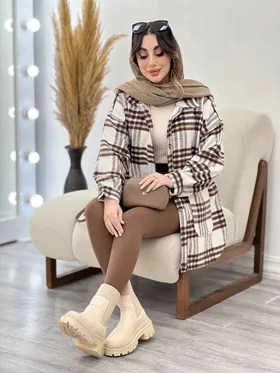 شکت چهارخونه دو جیب هستی