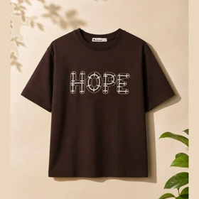 کراپ دخترانه HOPE شکلاتی