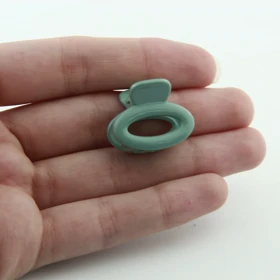 کلیپس دخترانه بیضی (سبزآبی)