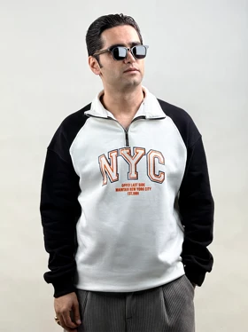 دورس نیم زیپ چاپی NYC