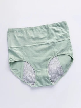 شورتکس قاعدگی نخ پنبه ساده رنگی