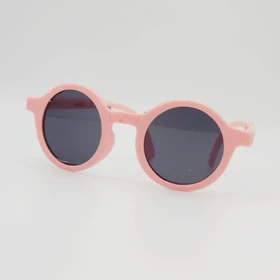 عینک آفتابی بچگانه اسپرت با شیشه‌های ضد اشعه UV (صورتی1)