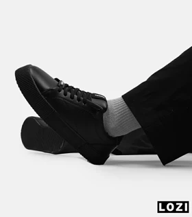 کفش اسنیکرزمردانه مشکی BERSHKA