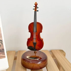 جعبه موزیکال چرخشی مدل ویالون کوکی