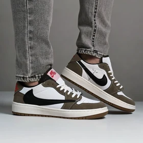 نایک ایر جردن 1 بدون ساق تراویس اسکات ویزون ( Nike Air Jordan 1 Low Travis Scott TD)