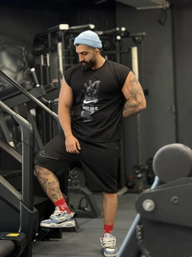 رکابی نایک حلقهای وست مشکی nike