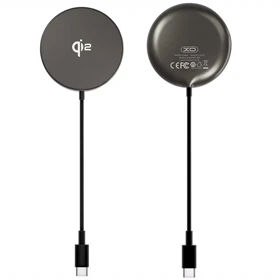 شارژر بی سیم آیفون 15 وات ایکس او با کابل تایپ سی 1.2 متری CX029