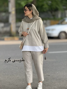 ست مانتو شلوار مام استایل 0111