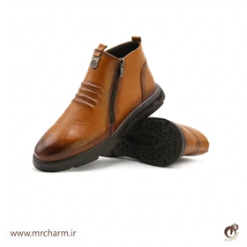 نیم بوت چرم مردانه mrc1122-06