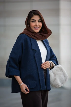 پالتو فوتر یقه دالی نقاب دار