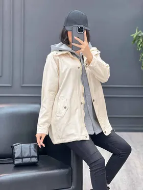 کت دو تکه یقه گت دار