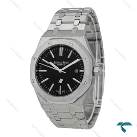 ساعت مچی AP استیل صفحه مشکی ساده AP-7513-G