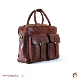کیف اداری کلاسیک با چرم پتینه mrc168-35