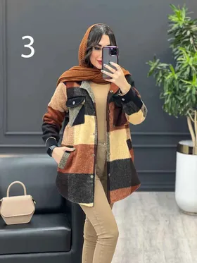 پالتو چهارجیب کلاه خزدار