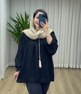 شومیز مانتویی عروسکی کد 2081