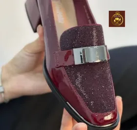 کفش ورنی مجلسی سه سانت زنانه