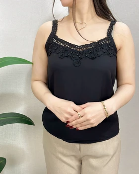 تاپ مروارید کرپ‌حریر