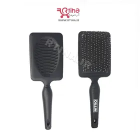 برس موی سر مشکی نیترو مدل Paddle Brush