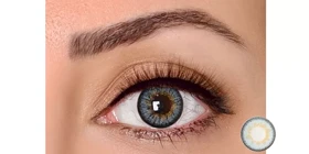 لنز رنگی سالانه رینبو Rainbow P-CON (SkyG306 (طوسی یخی عسلی دورمشکی))