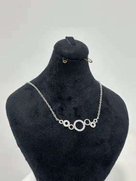 گردنبند نقره خاص حلقه درهم 991