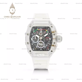 ساعت مچی ریچارد میل کورنوگراف قاب پلاستیکی سفید Richard Mille
