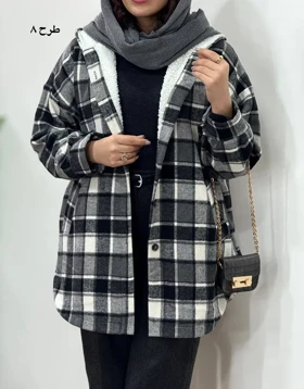 پالتو پشمی داخل تدی کلاهدار پردیس