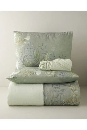 سرویس روتختی دو نفره English Home مدل Meadow Spirit - سبز تیره