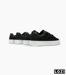 کفش کژوال مردانه چرمی مشکی سفید ZARA