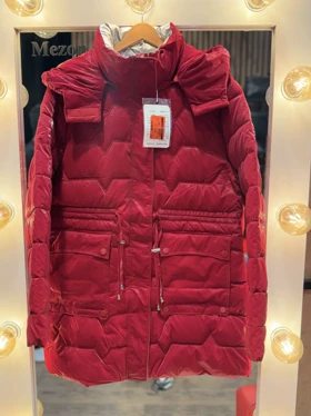 کاپشن بلند شمعی وارداتی801